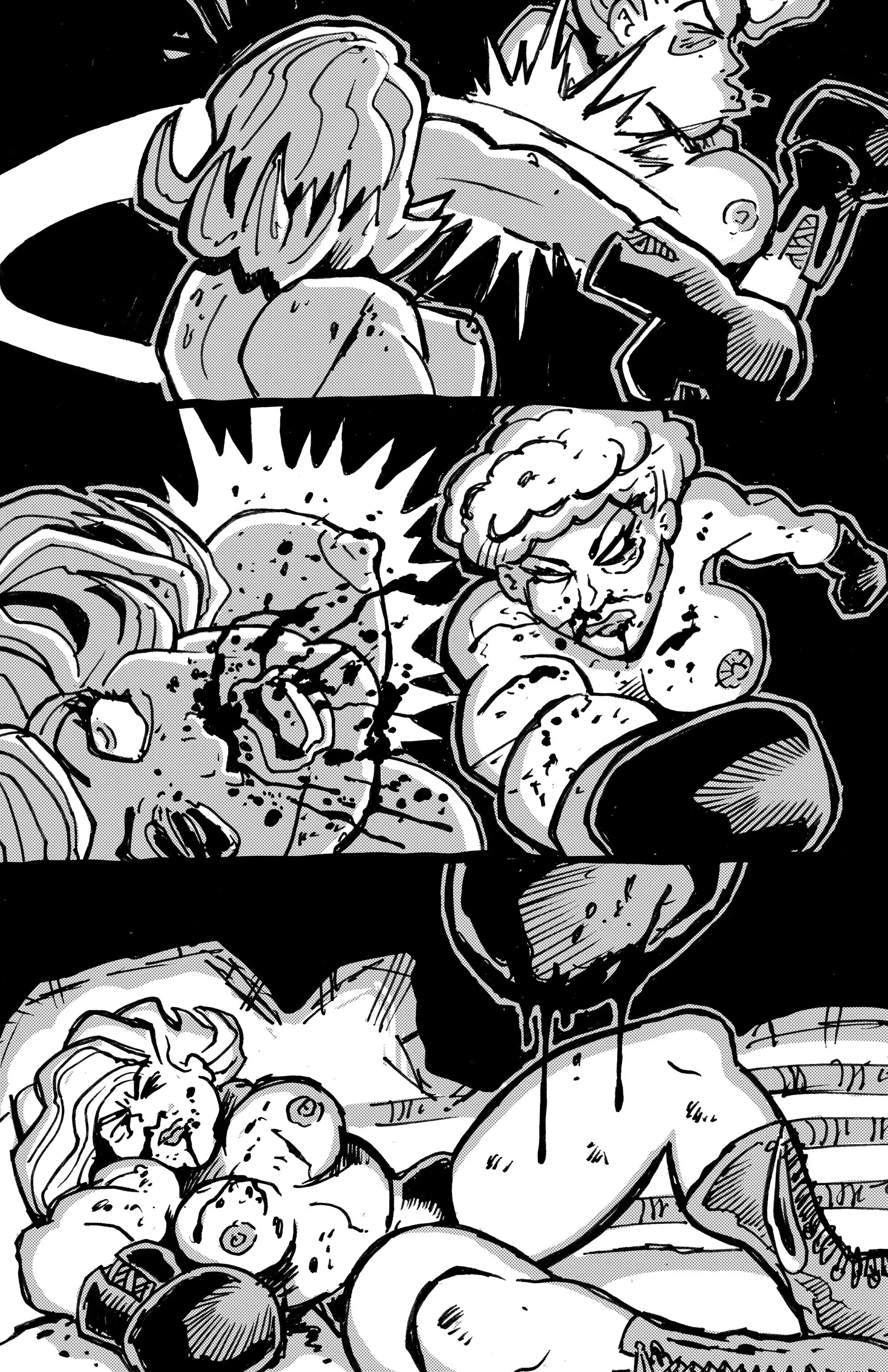 Indecent Conservative Ladies Engaging In Extreme Pugilism